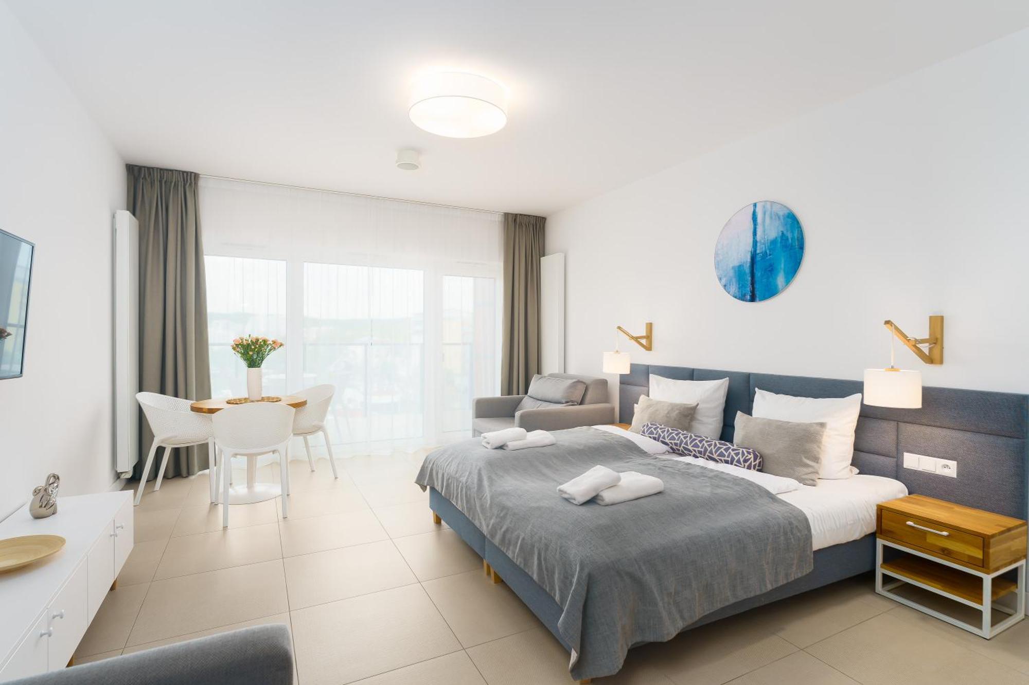 Aquamarina Prima Deluxe Studios With Sea View By Noclegi Renters Miedzyzdroje Luaran gambar